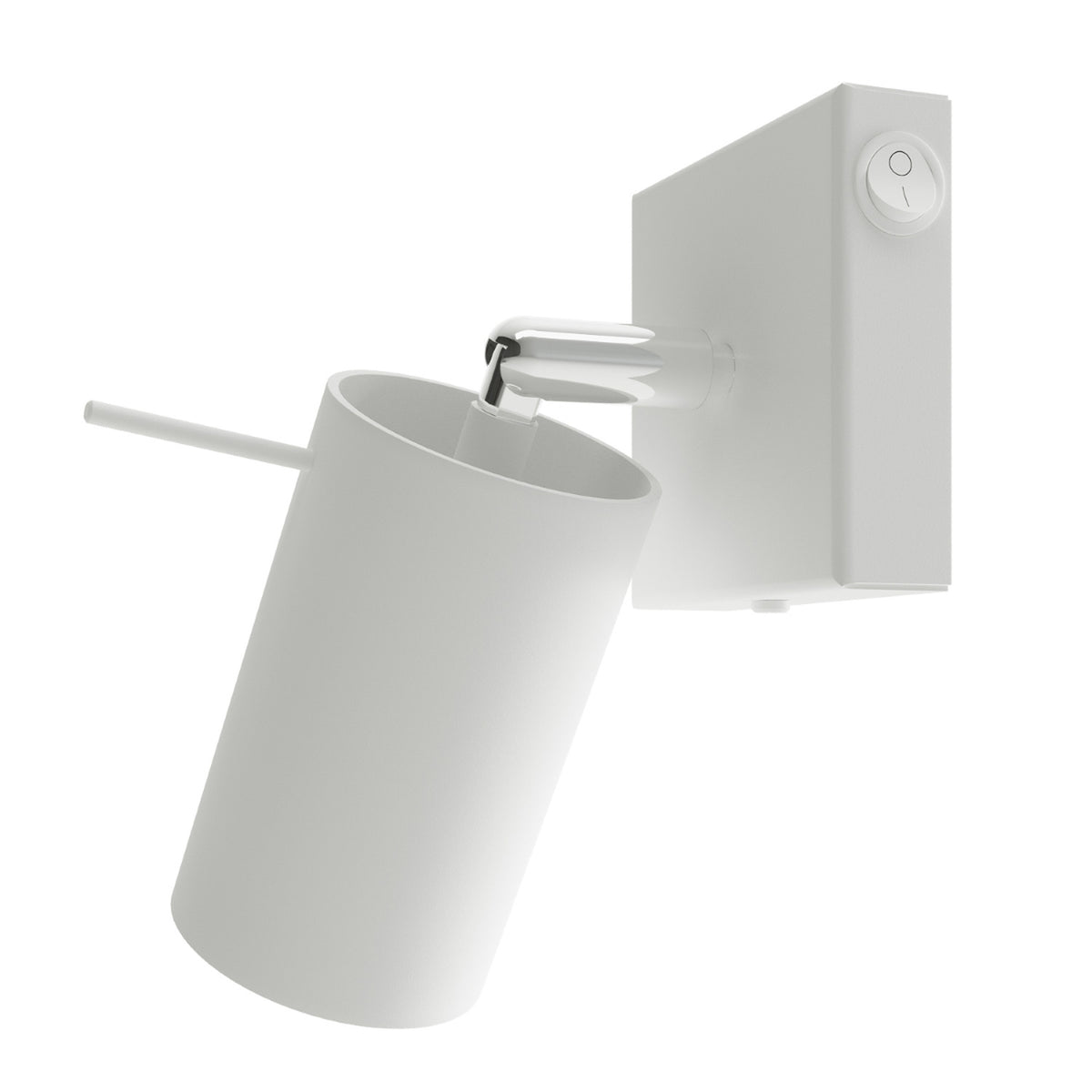 RING wandlamp in wit met schakelaar