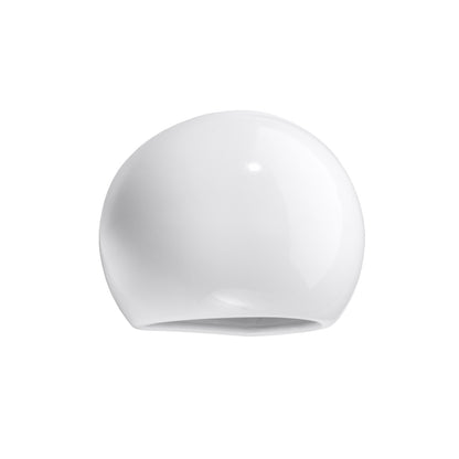 GLOBE wandlamp wit glans