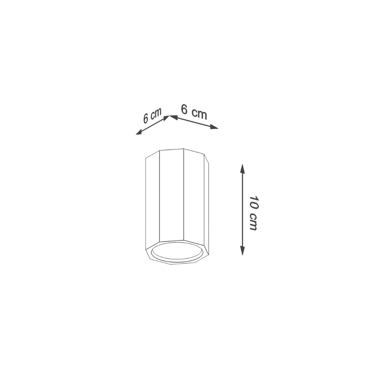 ZEKE 10 plafondlamp eik