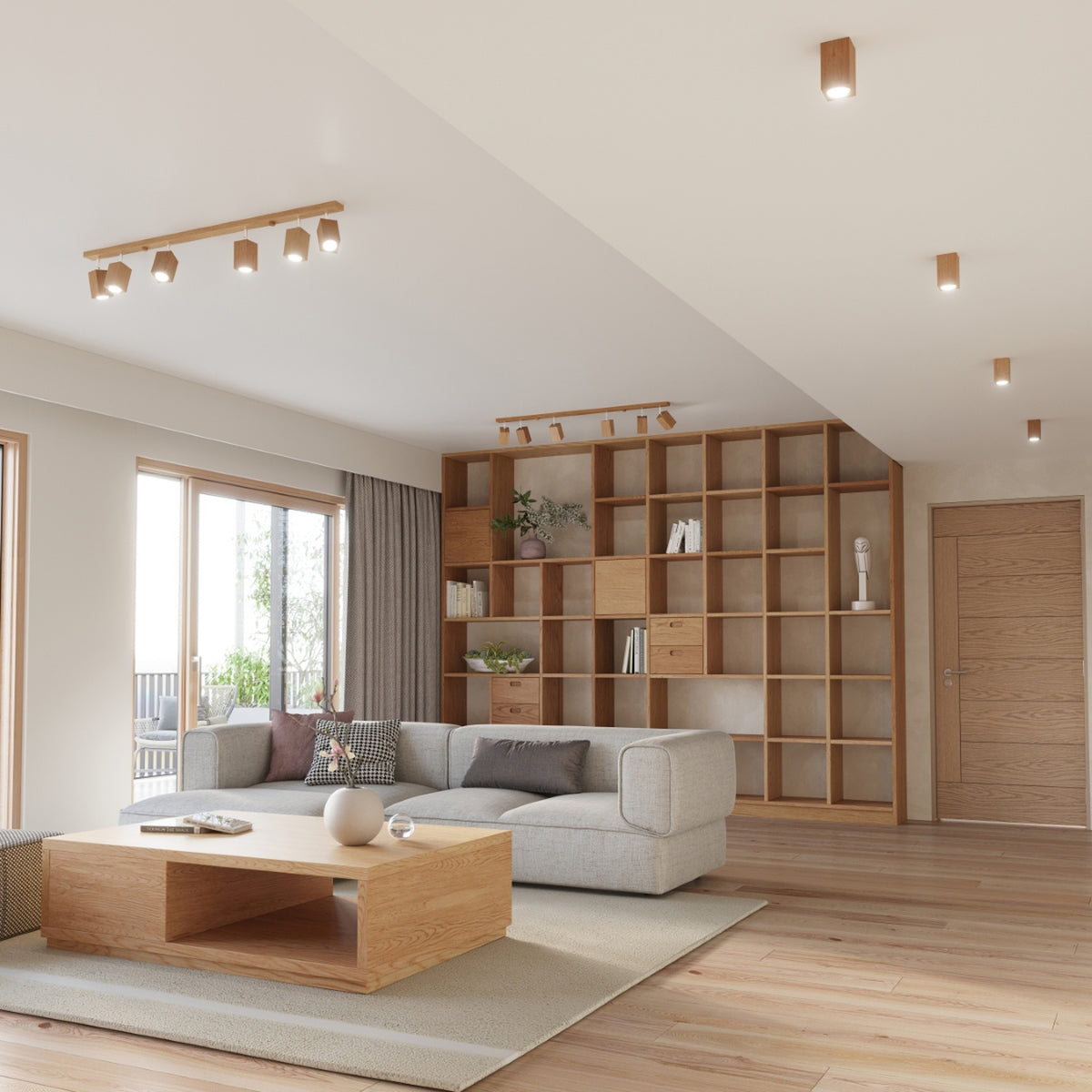 KEKE wandlamp eik