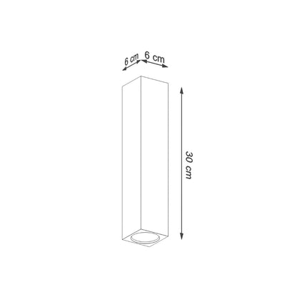 KEKE 30 plafondlamp eik