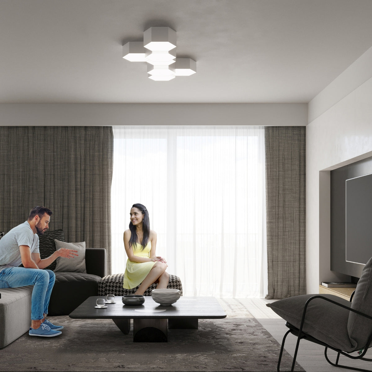 SUNDE 11 plafondlamp