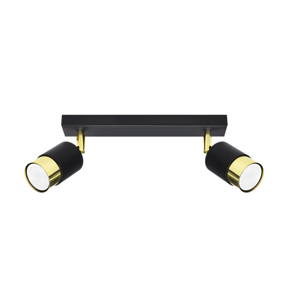 NERO 2 plafondlamp zwart met goud