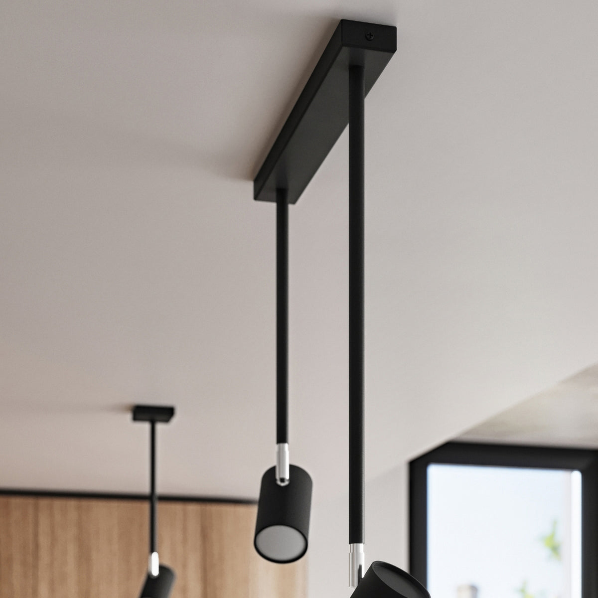 NORANO 2 plafondlamp zwart