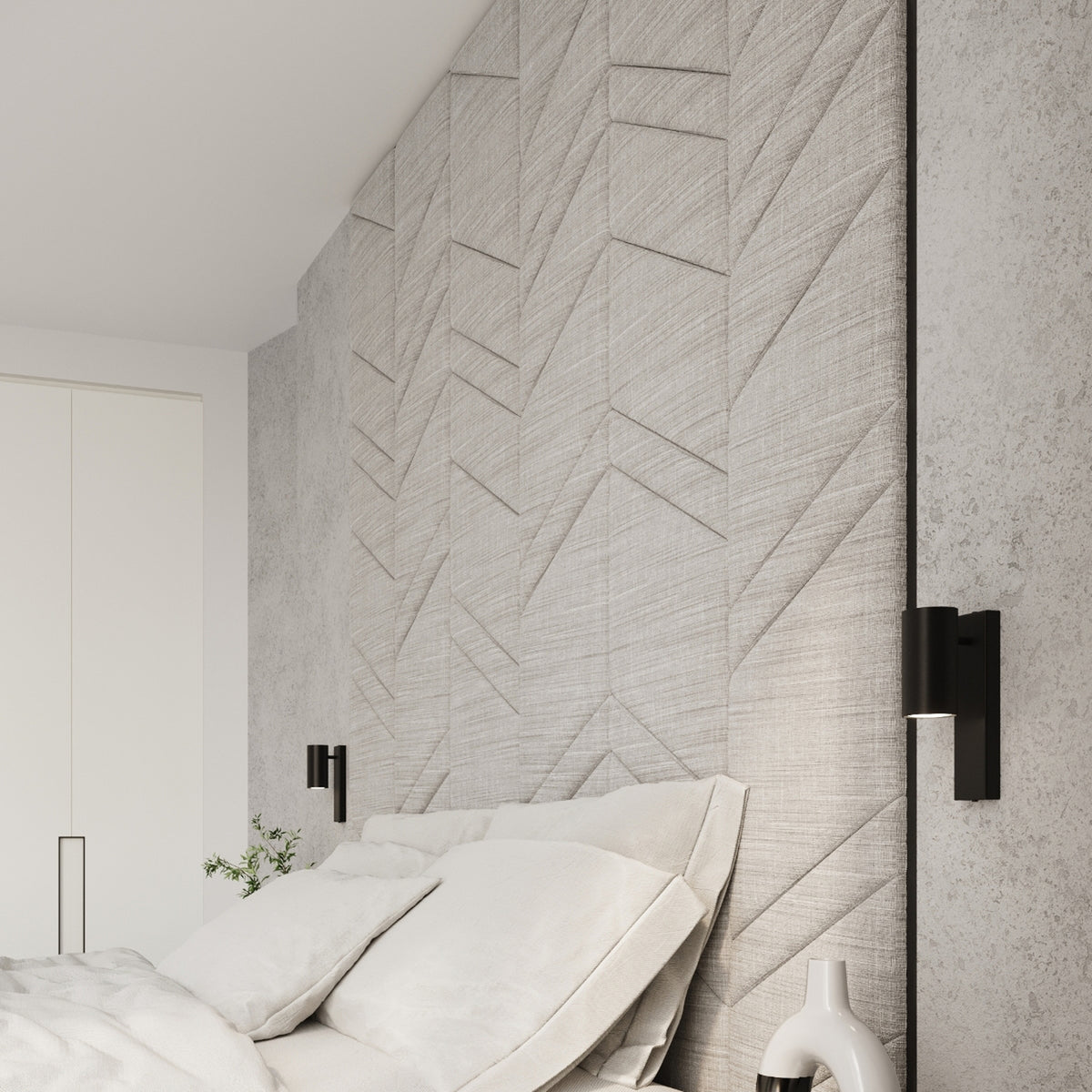 UTTI wandlamp in zwart