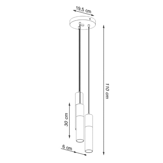 BORGIO 3P hanglamp