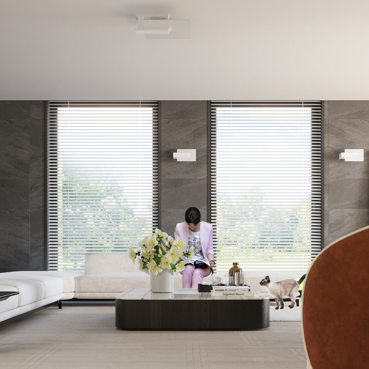 LAPPO wandlamp in wit