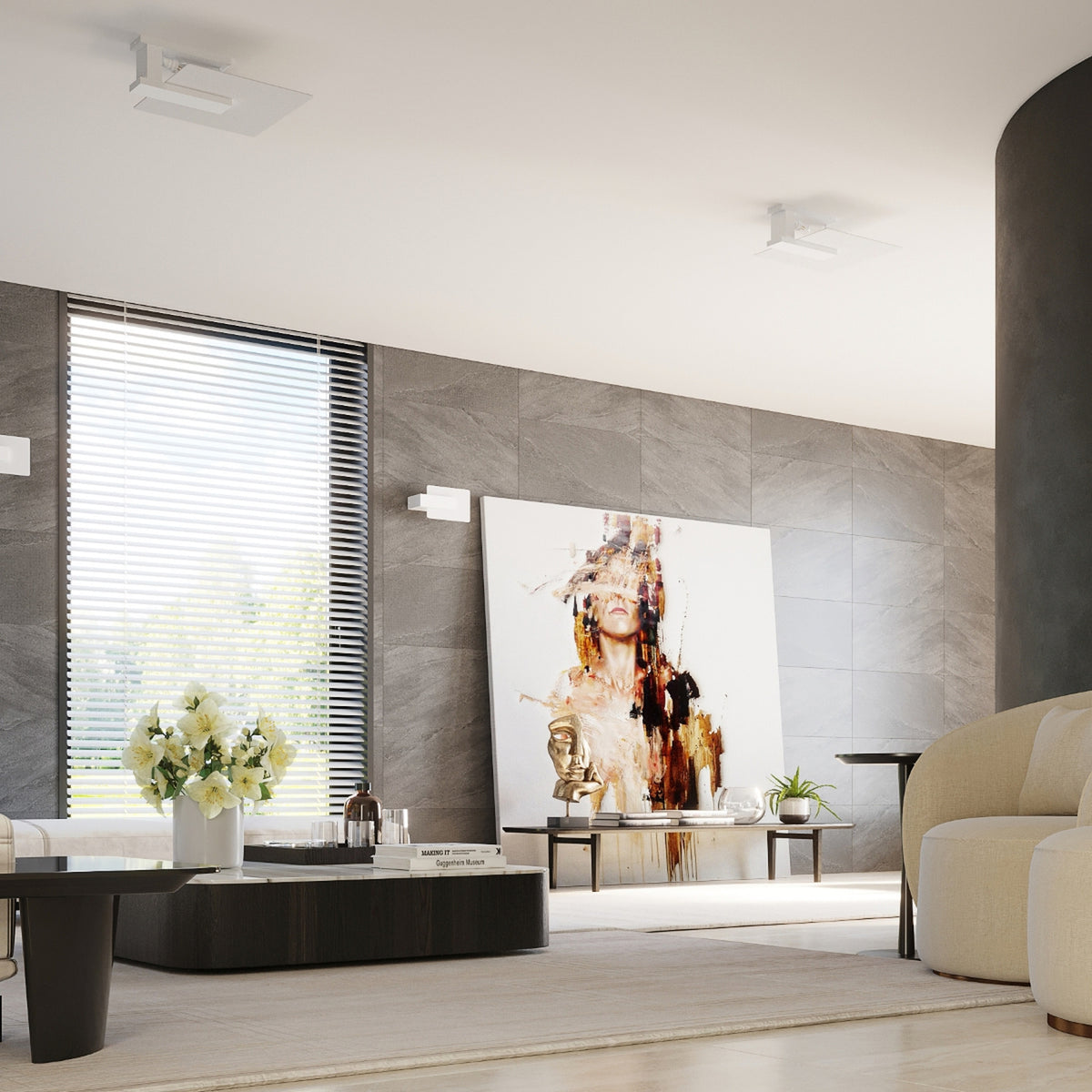 LAPPO wandlamp in wit