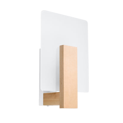 LAPPO wandlamp in naturel hout