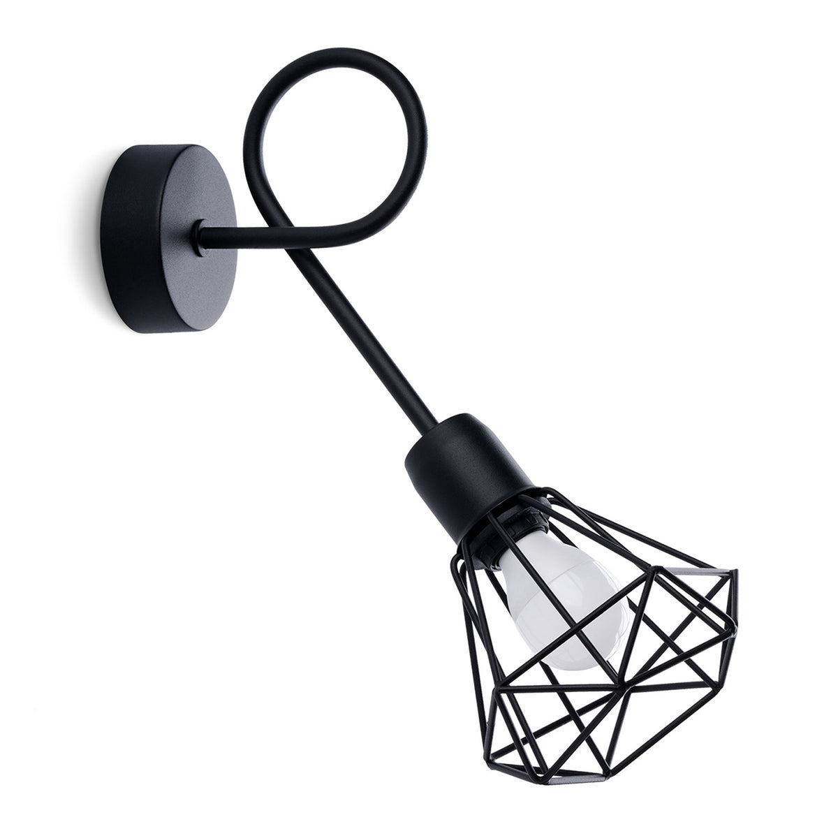 ARTEMIS 1S wandlamp zwart