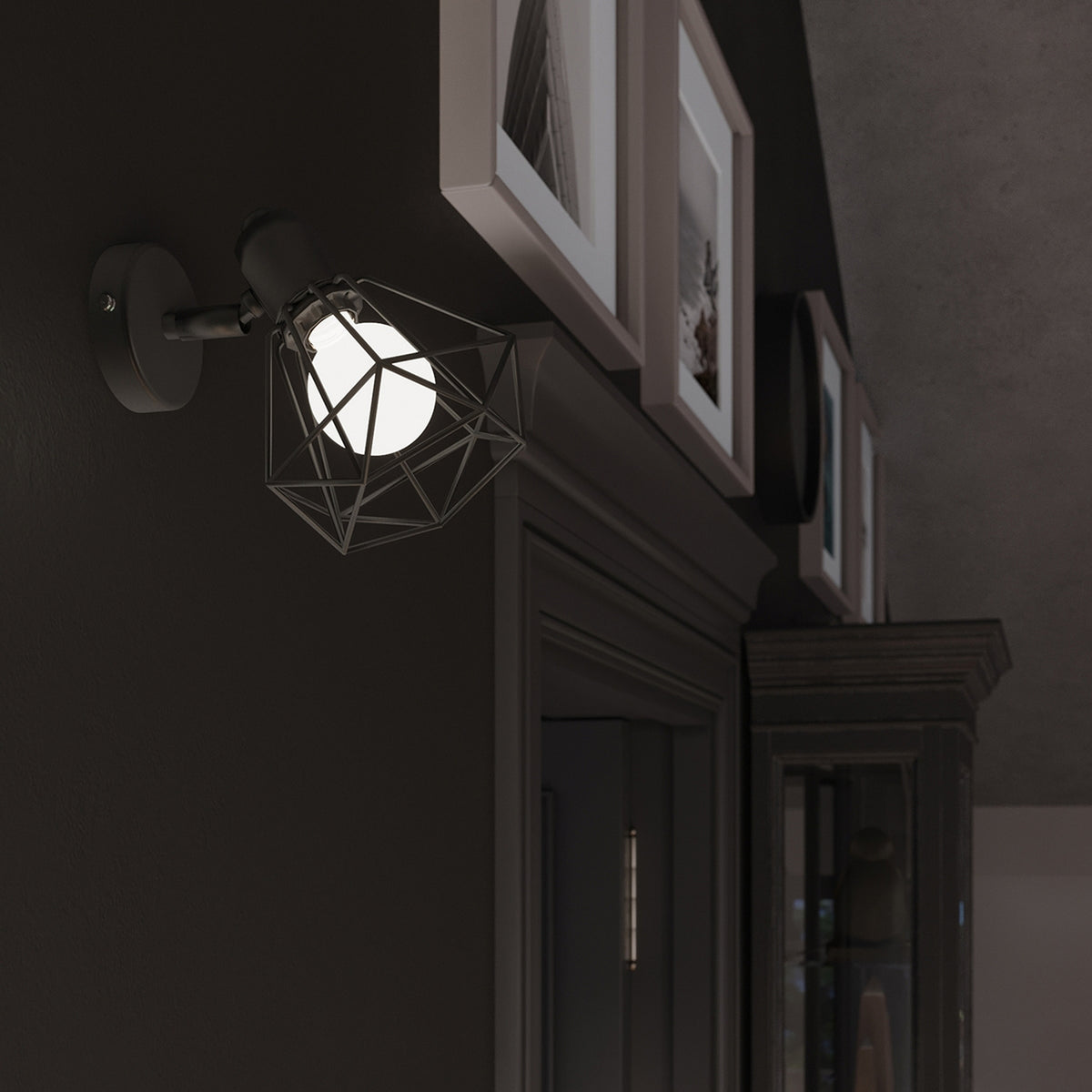 ARTEMIS 1S wandlamp zwart