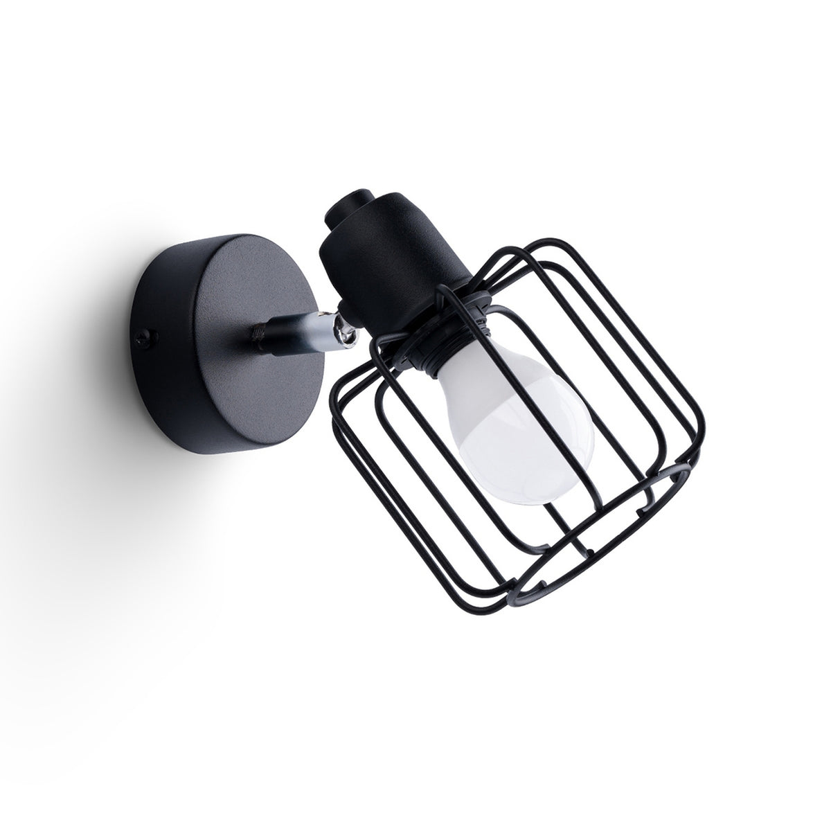 BELUCI 1 wandlamp zwart