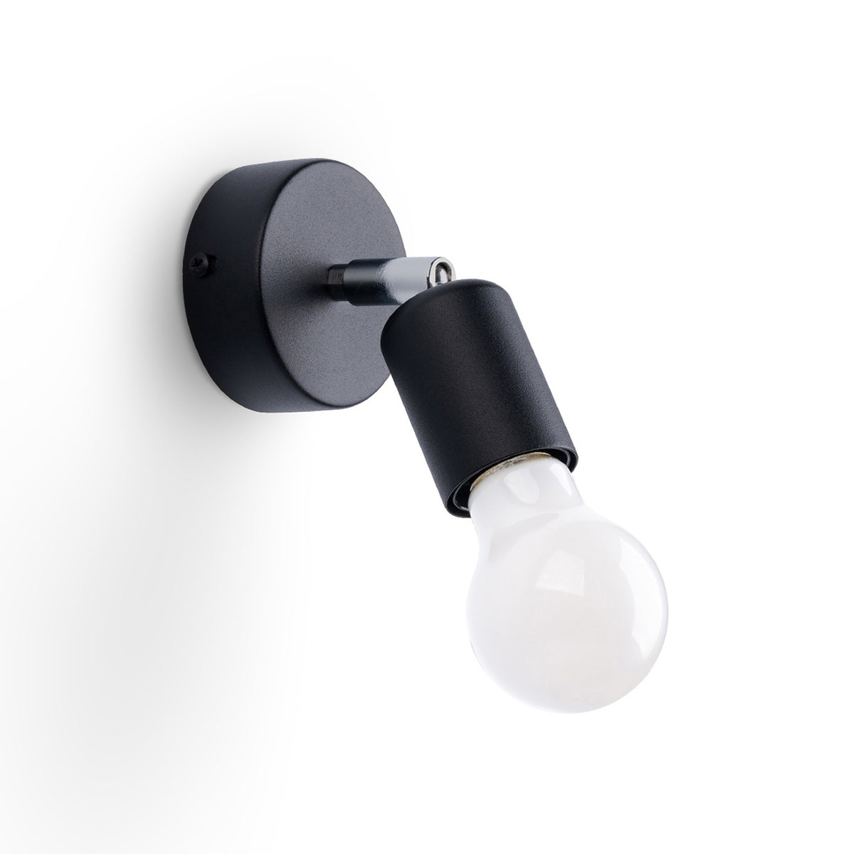 FORNES 1 wandlamp zwart