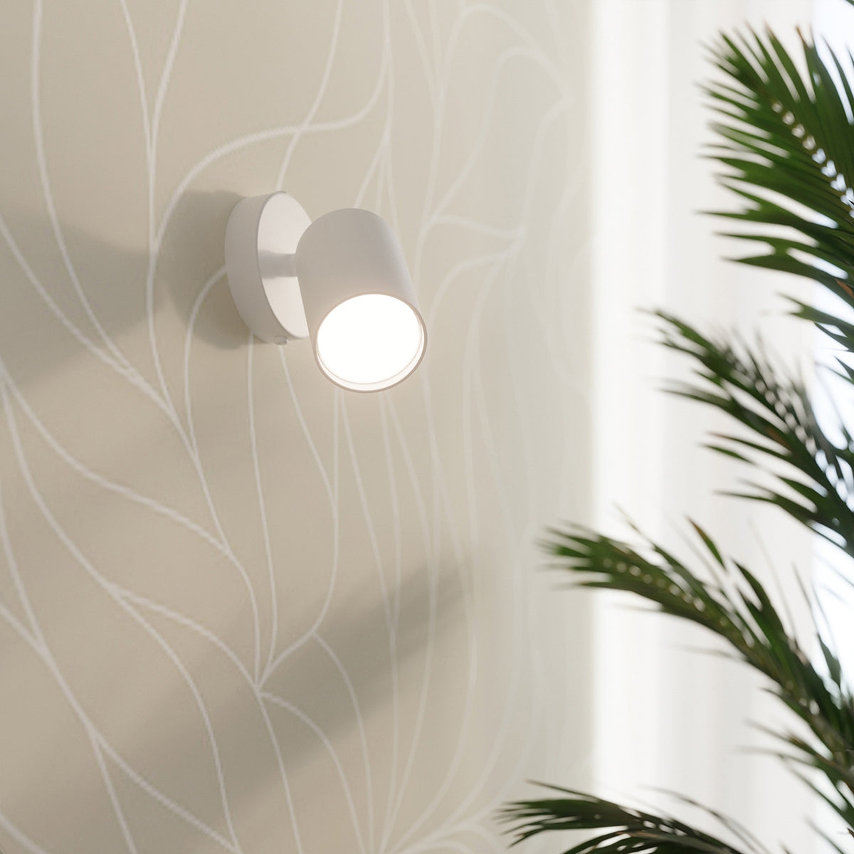 LEMMI 1 wandlamp in wit