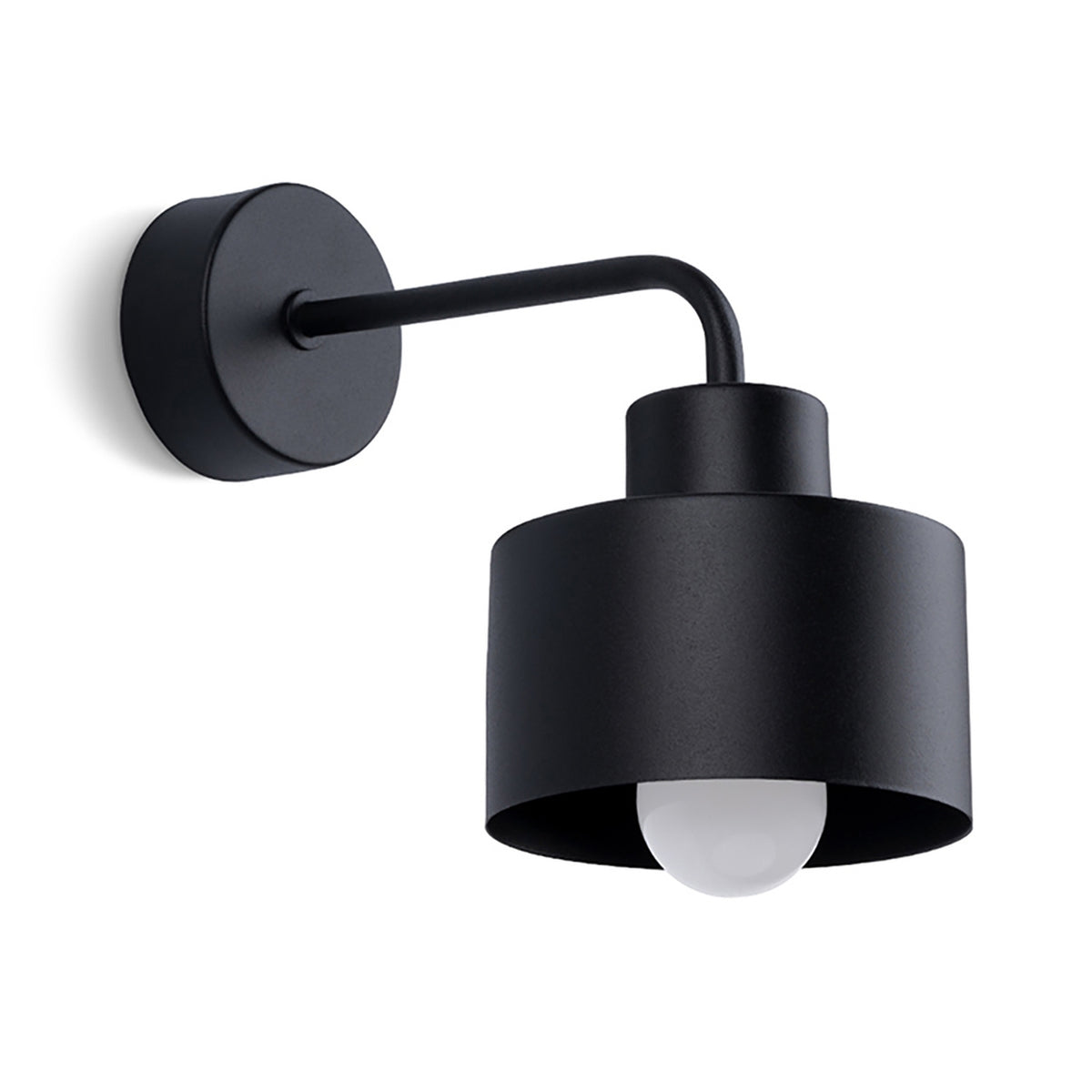 SAVAR 1 wandlamp in zwart