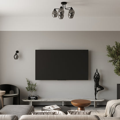 FILLAN 1 wandlamp zwart