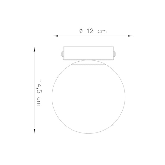 YOLI 1 plafondlamp wit