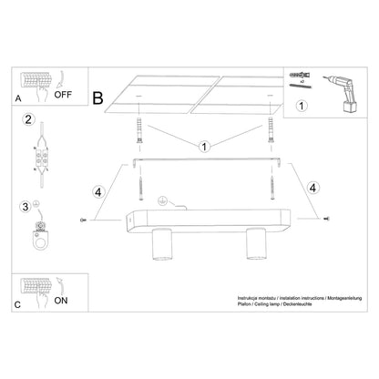 TAVO 2 plafondlamp
