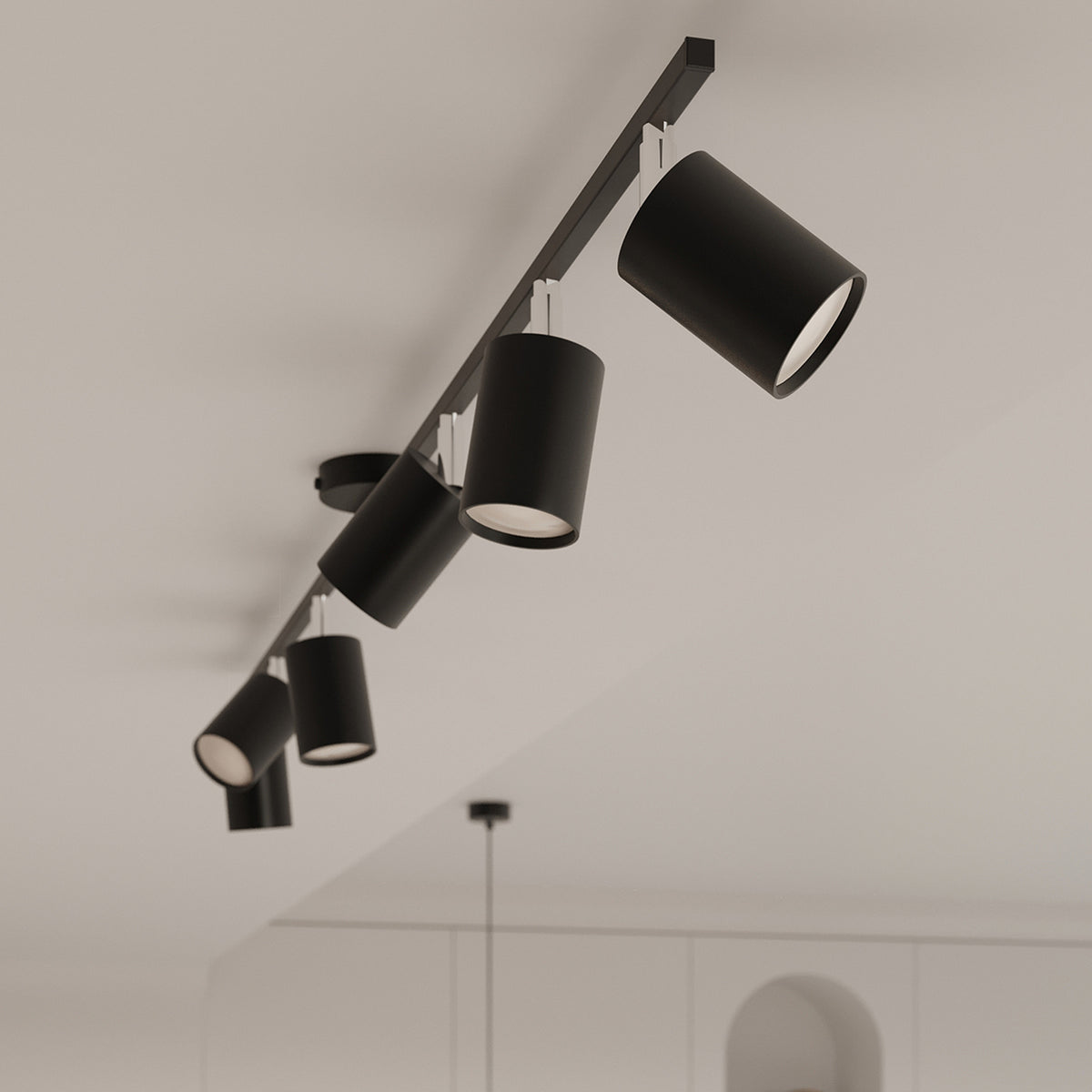LEMMI 4L plafondlamp zwart