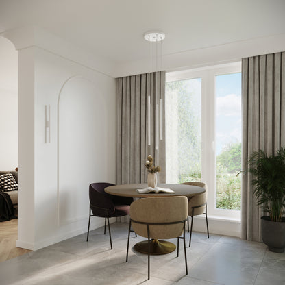 PASTELO 2 wandlamp in wit