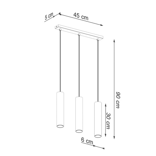LAGOS 3 hanglamp