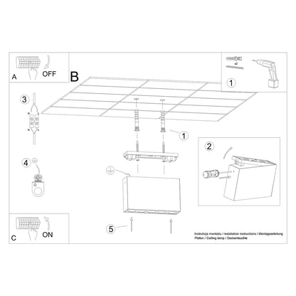 SOLE plafondlamp