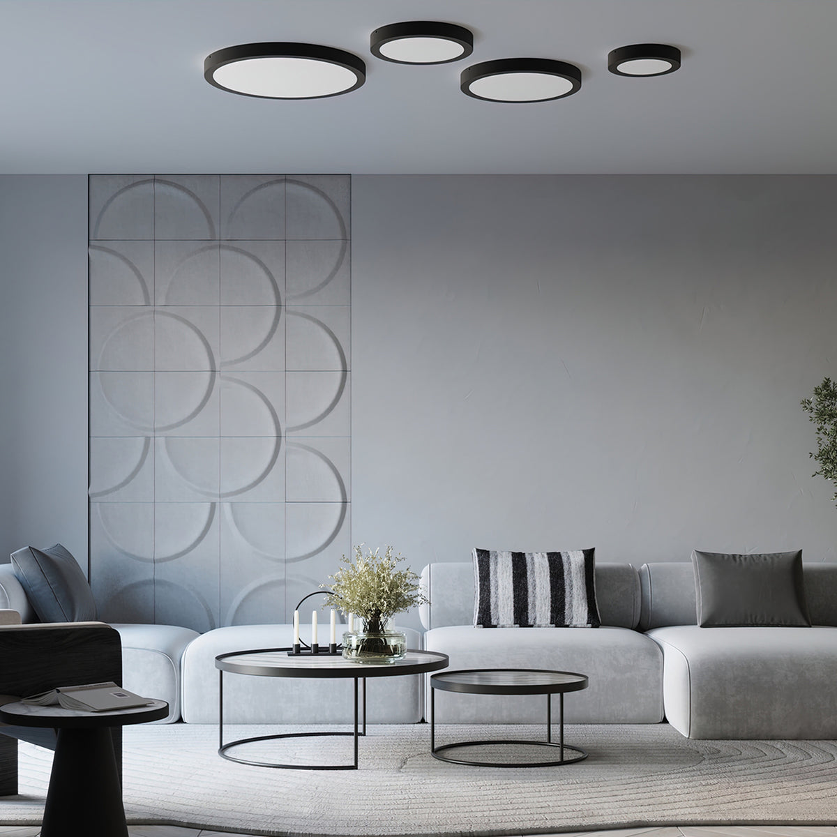 ONYX 50 plafondlamp wit