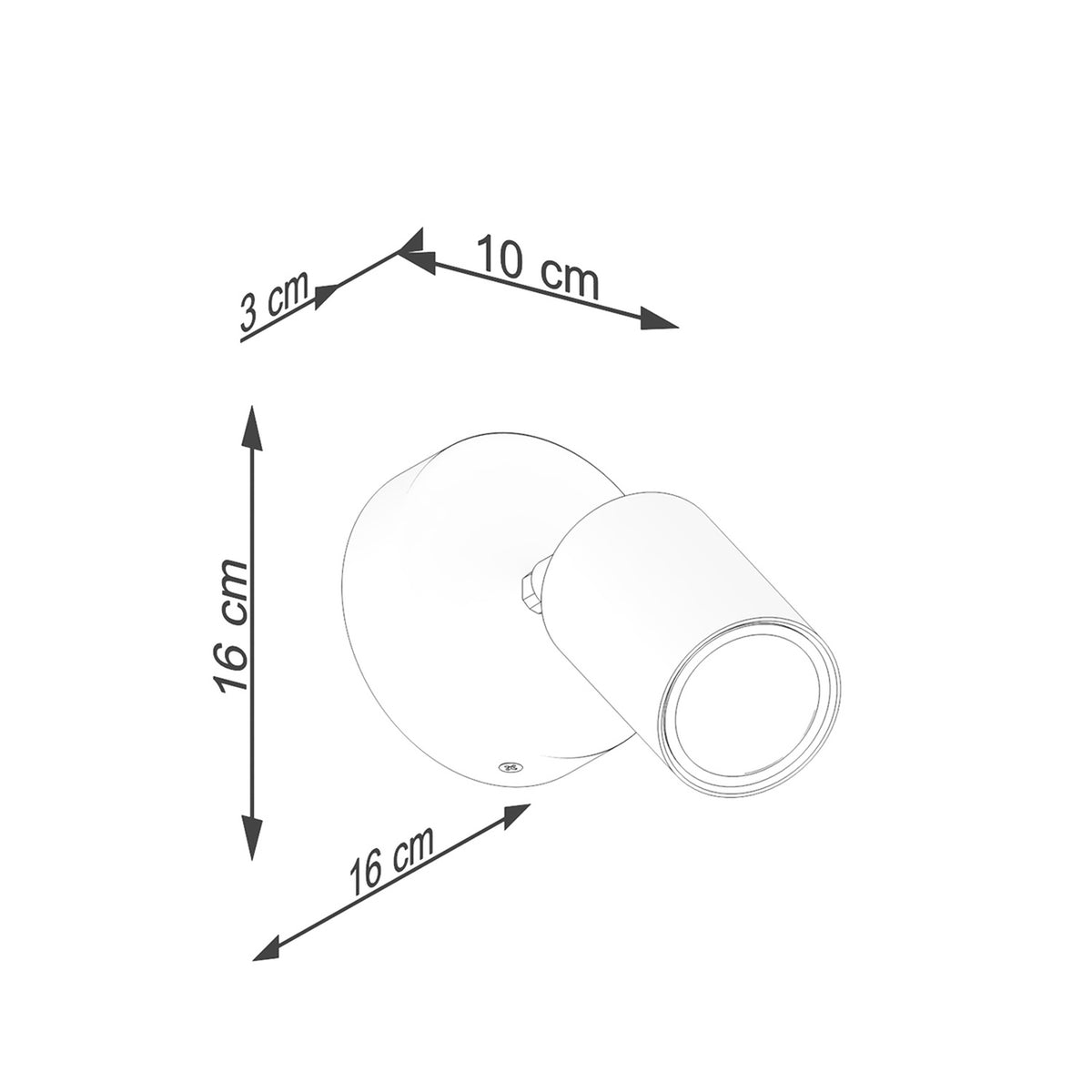 VERDO wandlamp in wit
