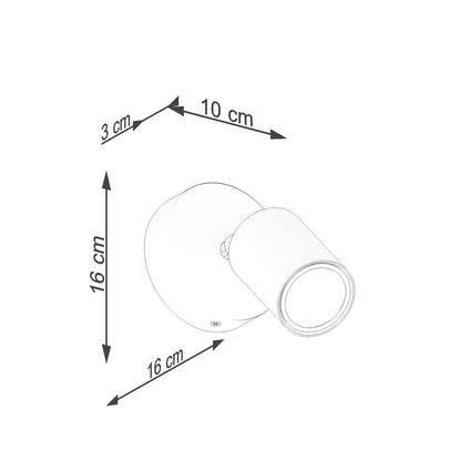 VERDO wandlamp in wit