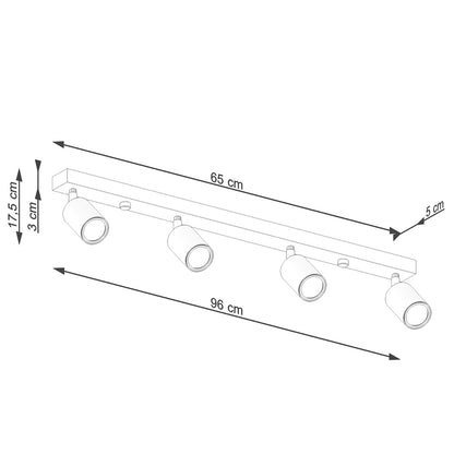 VERDO 4 plafondlamp