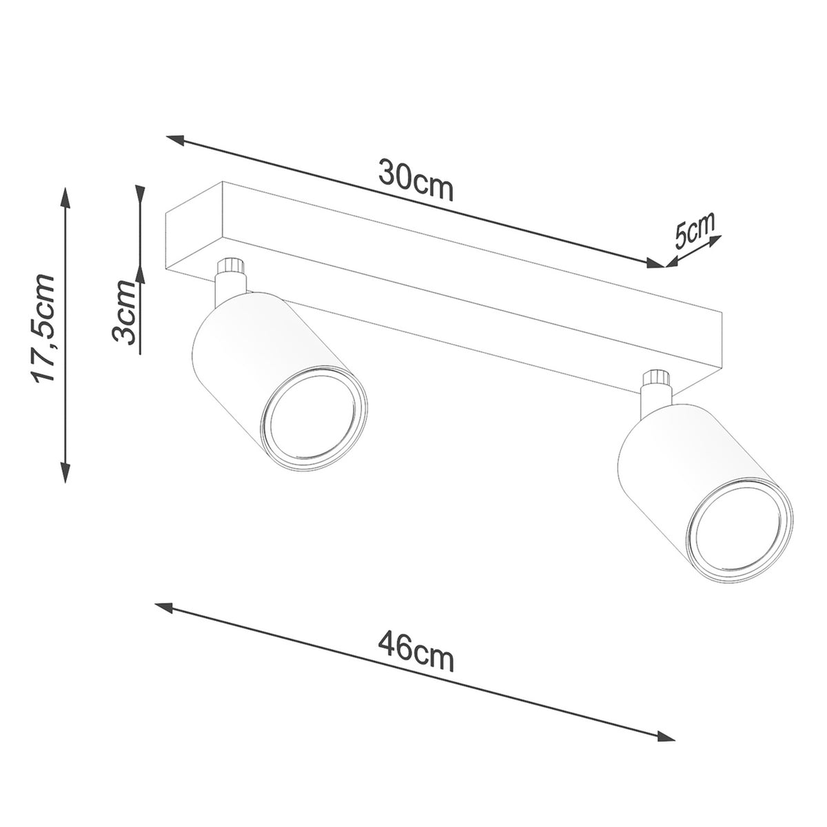 VERDO 2 plafondlamp