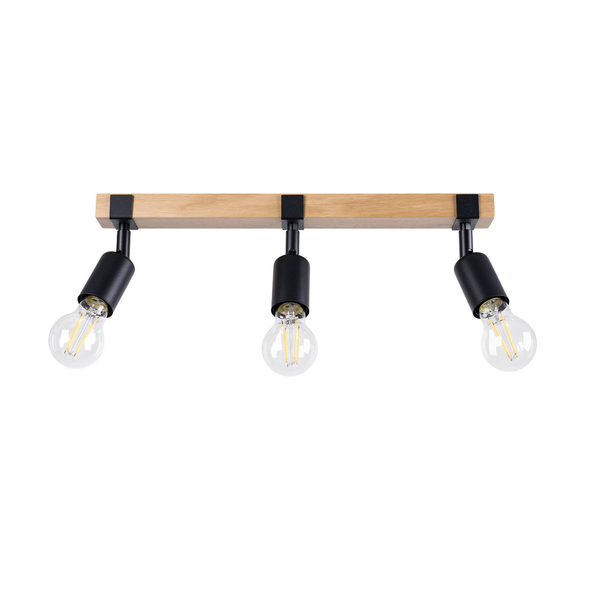 ZUCA 3 plafondlamp zwart