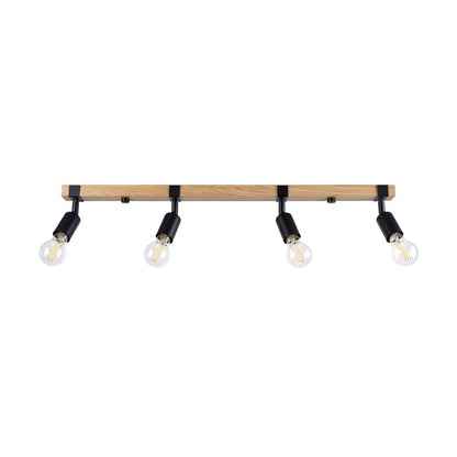 ZUCA 4 plafondlamp zwart