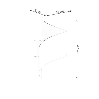 TALASSA wandlamp in wit
