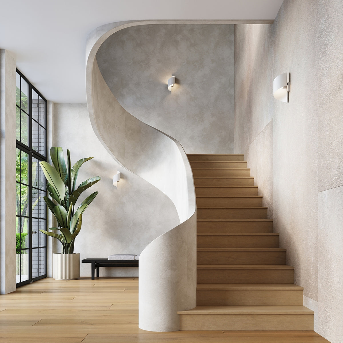 TALASSA wandlamp in wit