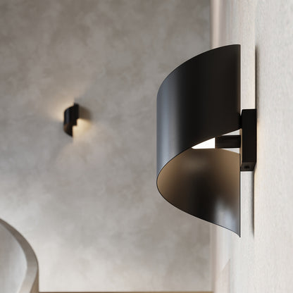 TALASSA wandlamp in zwart