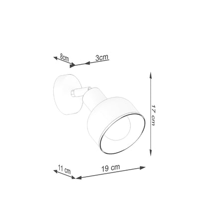 ELBA wandlamp wit