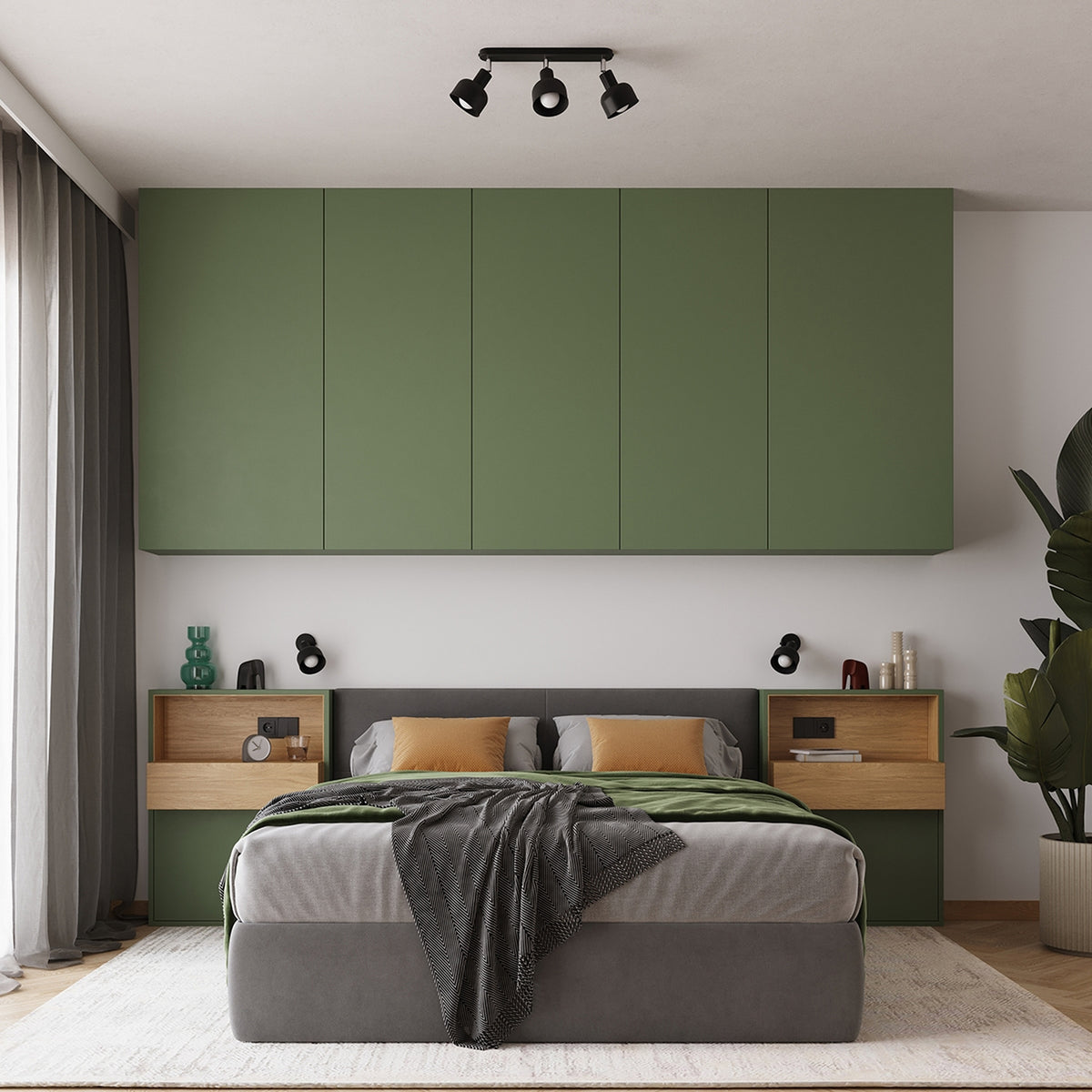 ELBA wandlamp zwart