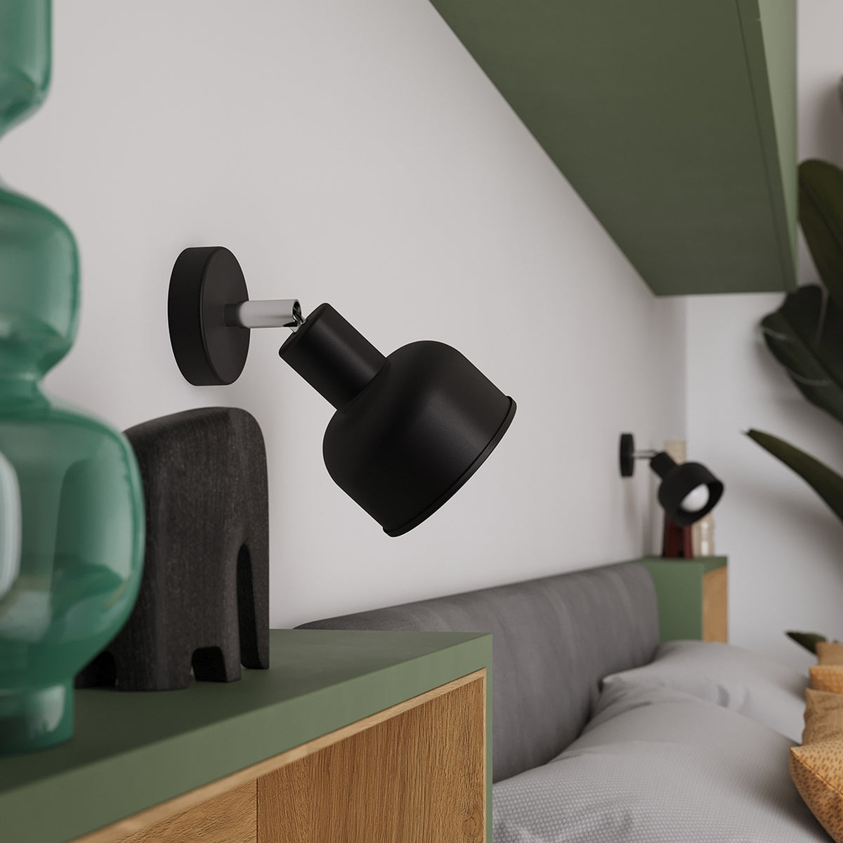 ELBA wandlamp zwart