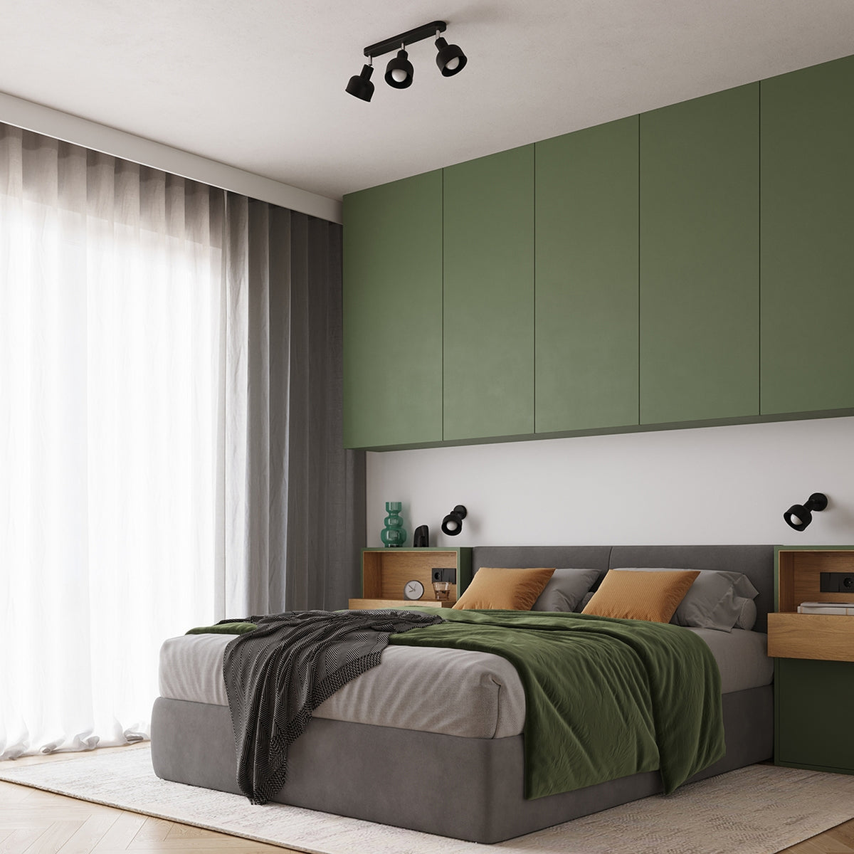 ELBA wandlamp zwart