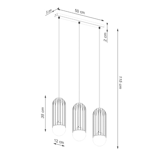 BRINA 3L hanglamp