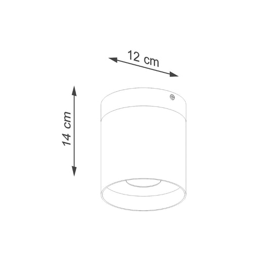 RIF plafondlamp wit