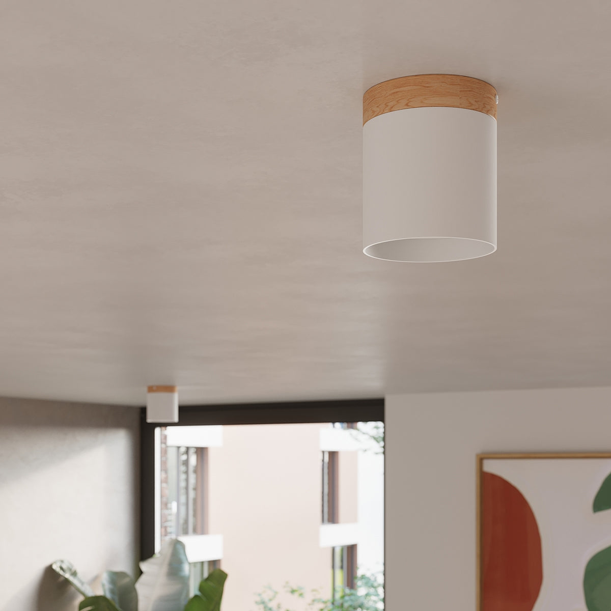 RIF plafondlamp wit