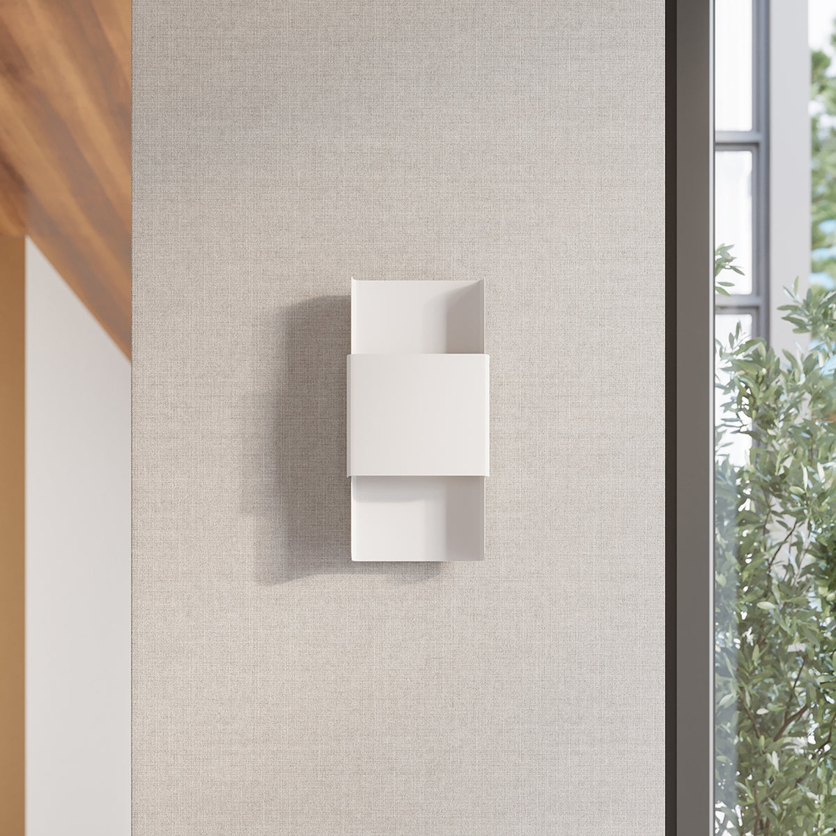 DURLIN wandlamp wit