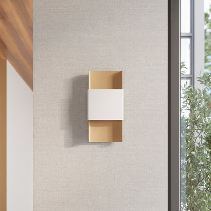 DURLIN wandlamp goud met wit