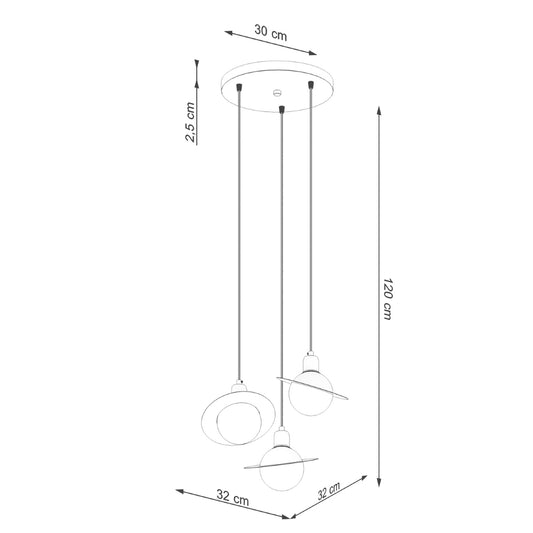 HYPERION 3P hanglamp