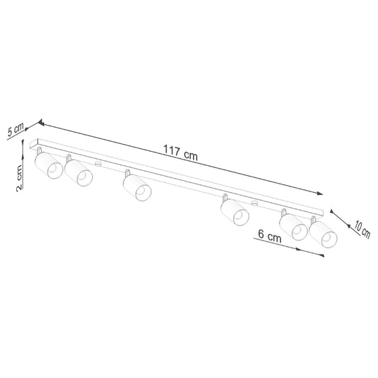 WINX 6L plafondlamp
