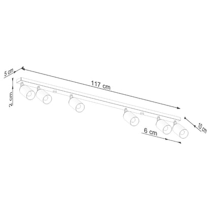 WINX 6L plafondlamp
