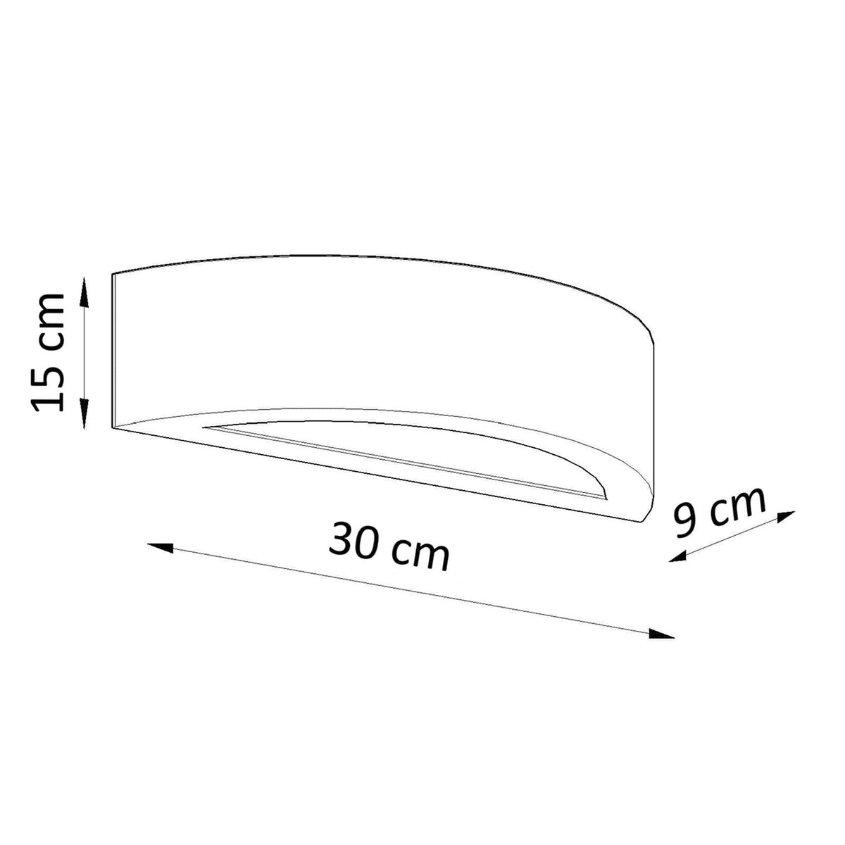 ATENA 30 wandlamp