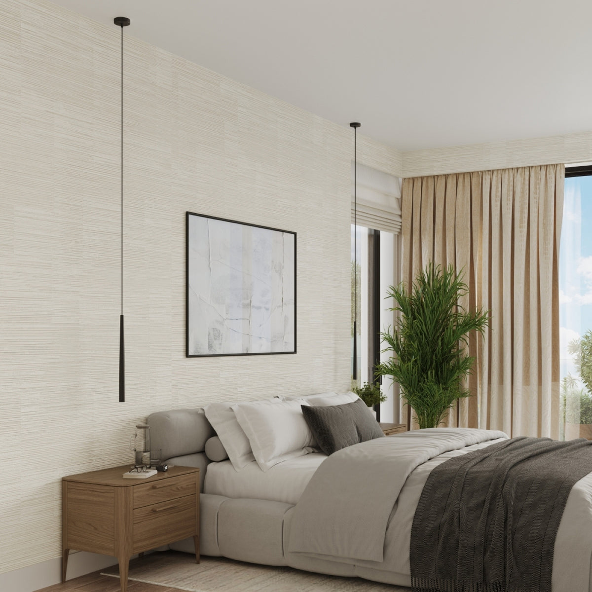 BLISS 3P vloerlamp zwart